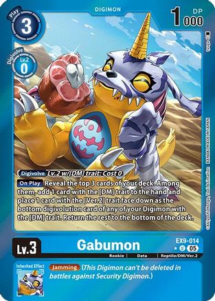 Gabumon (Limited Foil) (EX9-014) - [Versus Monsters] Foil - Trinity Hobby