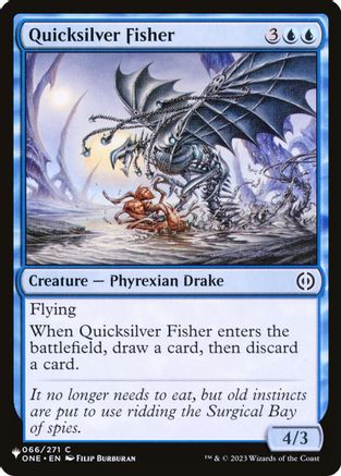 Quicksilver Fisher  (LIST-066/271) - [The List Reprints] - Trinity Hobby