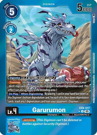 Garurumon (Limited Foil) (EX9-017) - [Versus Monsters] Foil - Trinity Hobby