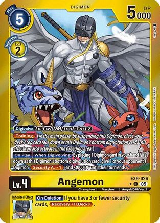 Angemon (Limited Foil) (EX9-026) - [Versus Monsters] Foil