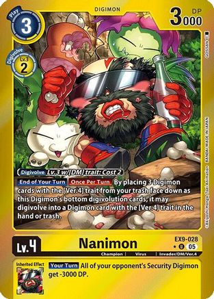 Nanimon (Limited Foil) (EX9-028) - [Versus Monsters] Foil - Trinity Hobby