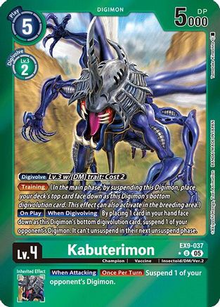 Kabuterimon (Limited Foil) (EX9-037) - [Versus Monsters] Foil - Trinity Hobby