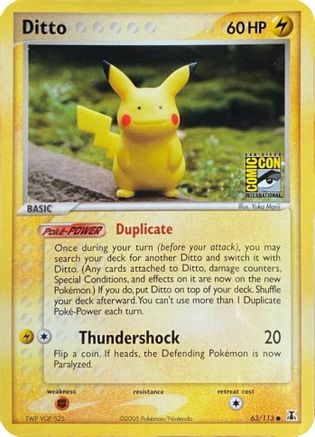 Ditto - 39/113 (SDCC Stamp)  - (039/113)  [Miscellaneous Cards & Products]