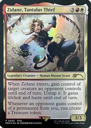 Zidane, Tantalus Thief  [Foil]  (WPN-005) - [WPN & Gateway Promos] - Trinity Hobby