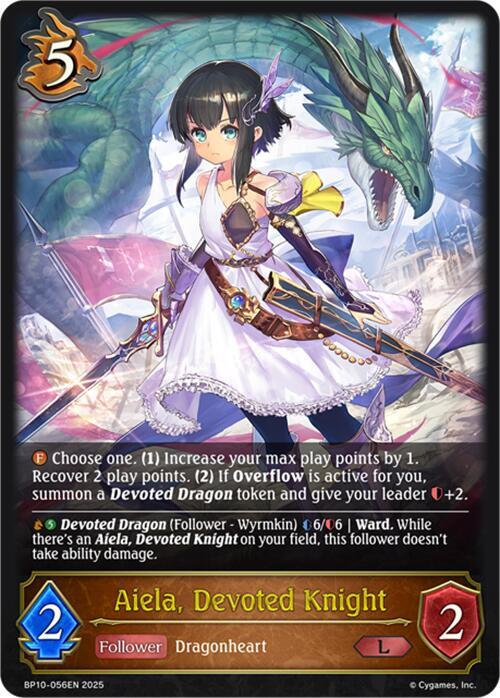 Aiela, Devoted Knight  (BP10-056EN) [Gods of the Arcana]