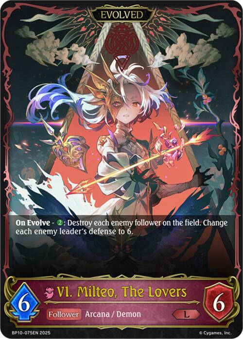 VI. Milteo, The Lovers (Evolved) (BP10-075EN) [Gods of the Arcana]