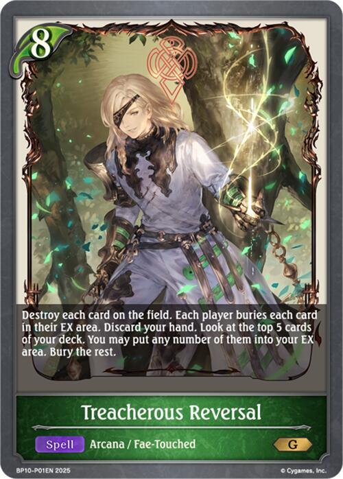 Treacherous Reversal - P01 (Foil) (BP10-P04EN) [Gods of the Arcana]