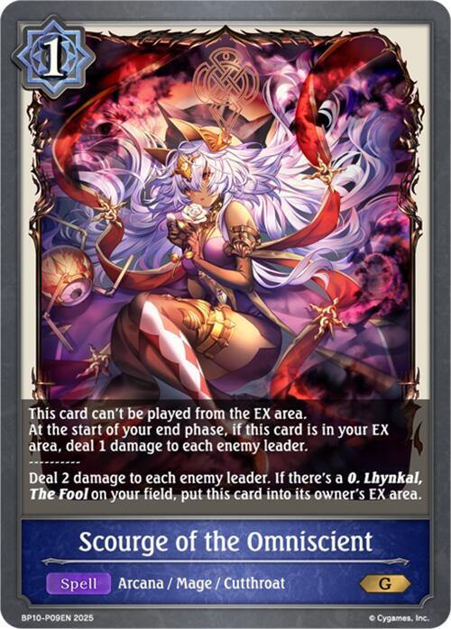 Scourge of the Omniscient - P09 (Foil) (BP10 P09EN) [Gods of the Arcana]