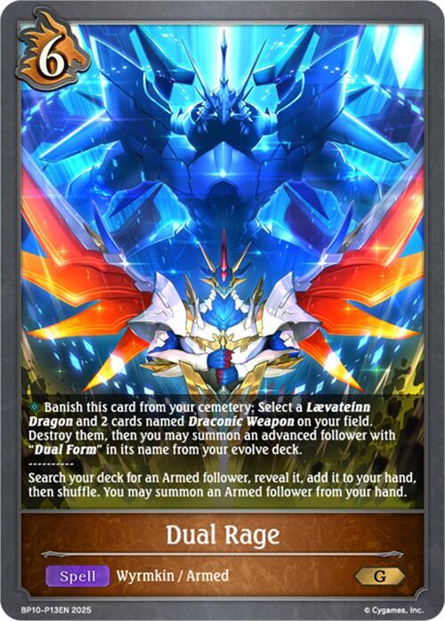 Dual Rage - P13 (Foil) (BP10 P13EN) [Gods of the Arcana] - Trinity Hobby