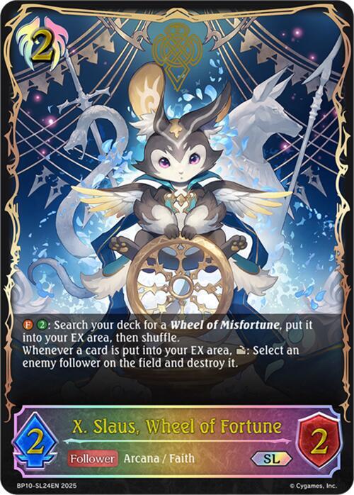 X. Slaus, Wheel of Fortune (SL) (BP10-SL24EN) [Gods of the Arcana]