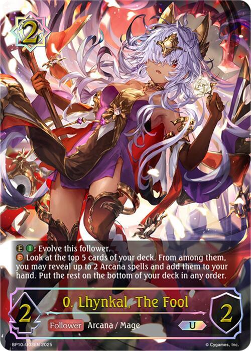 0. Lhynkal, The Fool (U) (BP10 U03EN) [Gods of the Arcana]