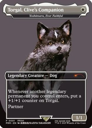 Torgal, Clive's Companion - Yoshimaru, Ever Faithful (MagicCon: Las Vegas 2025)  [Foil]  (UMP-001) - [Unique and Miscellaneous Promos]