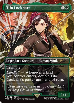 Tifa Lockhart (Borderless)  [Foil]  (MFP-002) - [MagicFest Cards] - Trinity Hobby