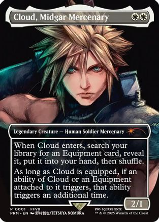 Cloud, Midgar Mercenary  (PTP-001) - [Pro Tour Promos] - Trinity Hobby