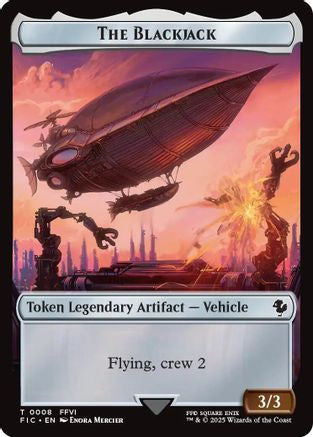 The Blackjack // The Monarch Double-Sided Token  (FIC-8 // 11) - [Commander: FINAL FANTASY] - Trinity Hobby