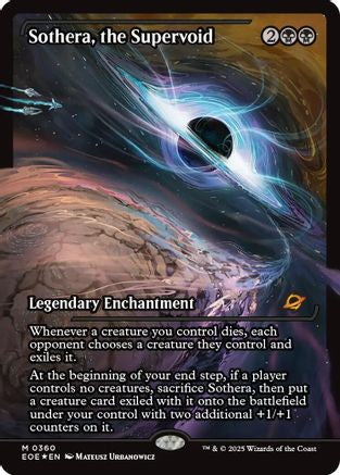 Sothera, the Supervoid (Showcase)  [Foil]  (EOE-360) - [Edge of Eternities] - Trinity Hobby