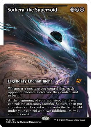 Sothera, the Supervoid (Fracture Foil)  [Foil]  (EOE-386) - [Edge of Eternities] - Trinity Hobby