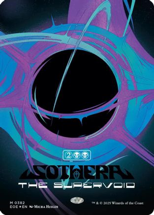 Sothera, the Supervoid (Singularity Foil)  [Foil]  (EOE-382) - [Edge of Eternities] - Trinity Hobby