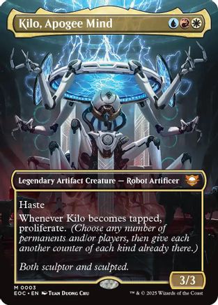 Kilo, Apogee Mind (Borderless)  (EOC-003) - [Commander: Edge of Eternities] - Trinity Hobby