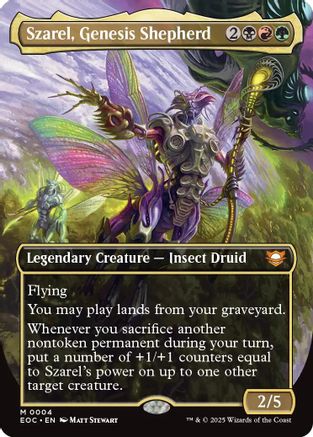 Szarel, Genesis Shepherd (Borderless)  (EOC-004) - [Commander: Edge of Eternities] - Trinity Hobby