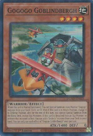 Gogogo Goblindbergh [DUAD-EN003] - Duelist's Advance 1st Edition - Super Rare - Trinity Hobby