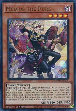 Medius the Pure [DUAD-EN008] - Duelist's Advance 1st Edition - Ultra Rare - Trinity Hobby