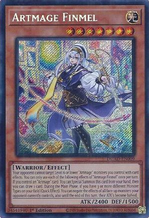 Artmage Finmel [DUAD-EN009] - Duelist's Advance 1st Edition - Secret Rare - Trinity Hobby