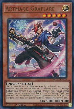 Artmage Graflare [DUAD-EN010] - Duelist's Advance 1st Edition - Ultra Rare - Trinity Hobby