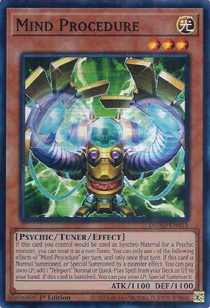 Mind Procedure [DUAD-EN015] - Duelist's Advance 1st Edition - Super Rare - Trinity Hobby