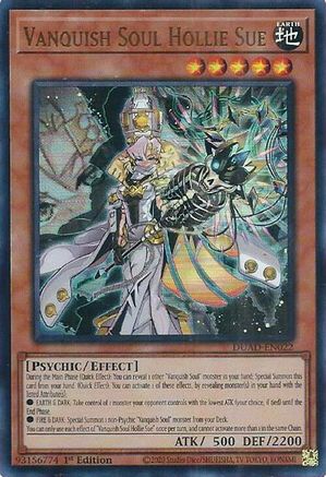 Vanquish Soul Hollie Sue [DUAD-EN022] - Duelist's Advance 1st Edition - Ultra Rare - Trinity Hobby