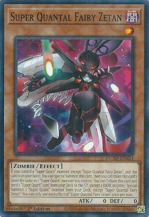 Super Quantal Fairy Zetan [DUAD-EN024] - Duelist's Advance 1st Edition - Common / Short Print - Trinity Hobby