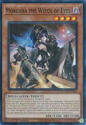 Morgana the Witch of Eyes [DUAD-EN026] - Duelist's Advance 1st Edition - Super Rare - Trinity Hobby