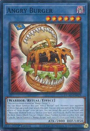 Angry Burger [DUAD-EN029] - Duelist's Advance 1st Edition - Common / Short Print - Trinity Hobby