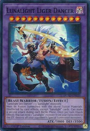 Lunalight Liger Dancer [DUAD-EN030] - Duelist's Advance 1st Edition - Super Rare - Trinity Hobby