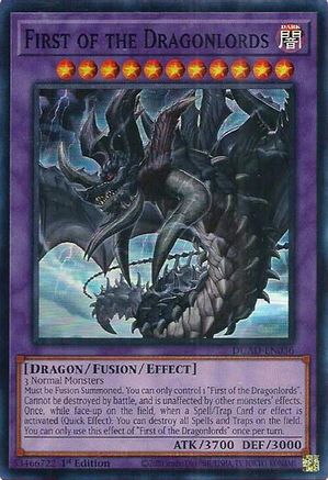 First of the Dragonlords [DUAD-EN036] - Duelist's Advance 1st Edition - Super Rare - Trinity Hobby