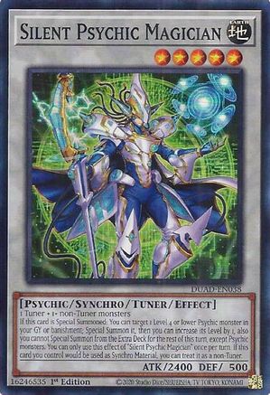 Silent Psychic Magician [DUAD-EN038] - Duelist's Advance 1st Edition - Super Rare - Trinity Hobby