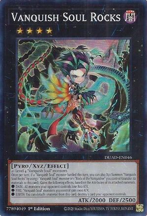 Vanquish Soul Rocks [DUAD-EN046] - Duelist's Advance 1st Edition - Super Rare - Trinity Hobby