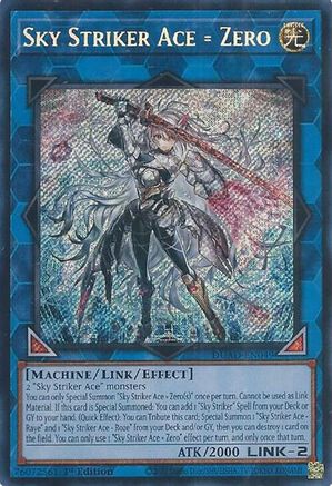 Sky Striker Ace = Zero [DUAD-EN049] - Duelist's Advance 1st Edition - Secret Rare - Trinity Hobby