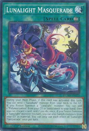 Lunalight Masquerade [DUAD-EN053] - Duelist's Advance 1st Edition - Common / Short Print - Trinity Hobby