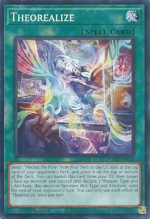 Theorealize [DUAD-EN055] - Duelist's Advance 1st Edition - Common / Short Print - Trinity Hobby