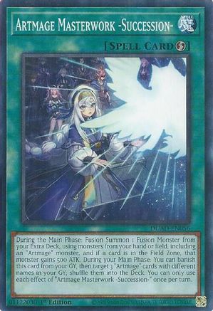 Artmage Masterwork -Succession- [DUAD-EN056] - Duelist's Advance 1st Edition - Common / Short Print - Trinity Hobby