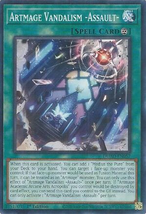 Artmage Vandalism -Assault- [DUAD-EN057] - Duelist's Advance 1st Edition - Common / Short Print - Trinity Hobby