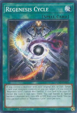 Regenesis Cycle [DUAD-EN063] - Duelist's Advance 1st Edition - Common / Short Print - Trinity Hobby