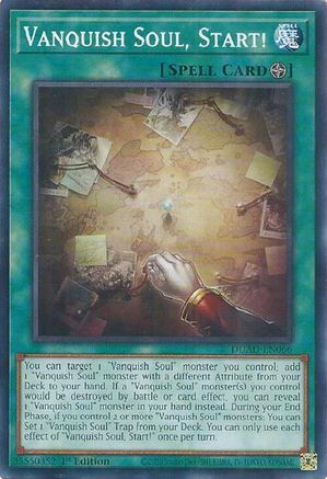 Vanquish Soul, Start! [DUAD-EN066] - Duelist's Advance 1st Edition - Common / Short Print - Trinity Hobby