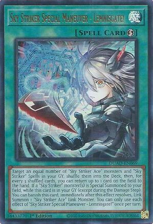 Sky Striker Special Maneuver - Lemnisgate! [DUAD-EN069] - Duelist's Advance 1st Edition - Ultra Rare - Trinity Hobby