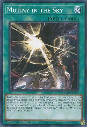 Mutiny in the Sky [DUAD-EN083] - Duelist's Advance 1st Edition - Common / Short Print - Trinity Hobby