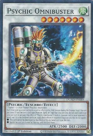 Psychic Omnibuster [DUAD-EN089] - Duelist's Advance 1st Edition - Common / Short Print - Trinity Hobby