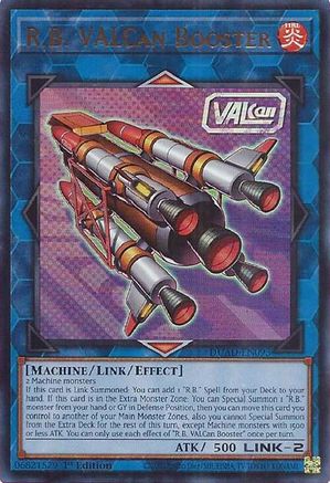 R.B. VALCan Booster [DUAD-EN093] - Duelist's Advance 1st Edition - Ultra Rare - Trinity Hobby