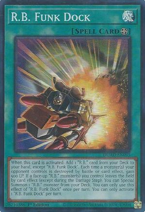 R.B. Funk Dock [DUAD-EN095] - Duelist's Advance 1st Edition - Super Rare - Trinity Hobby