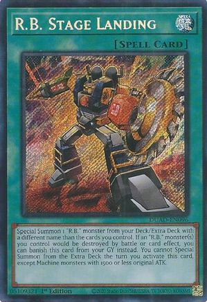 R.B. Stage Landing [DUAD-EN096] - Duelist's Advance 1st Edition - Secret Rare - Trinity Hobby